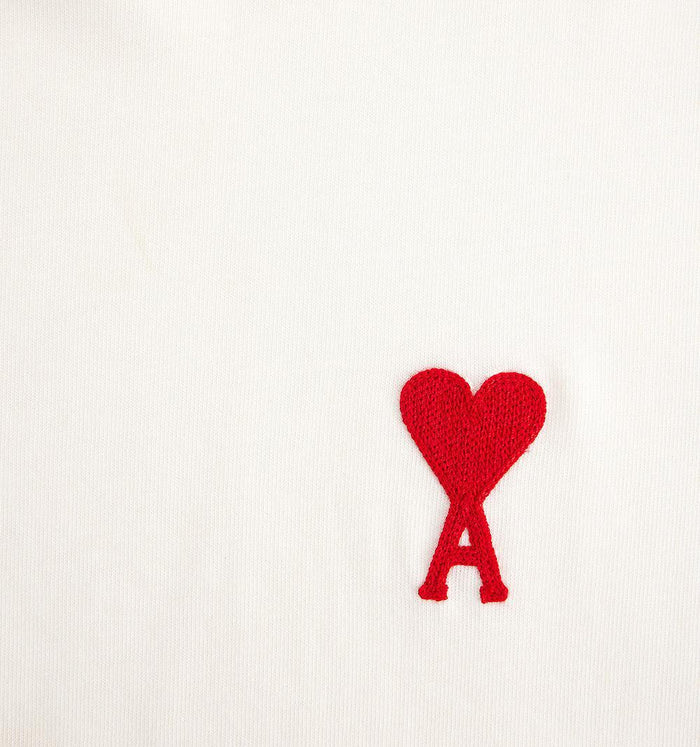AMI Organic Cotton Jersey T-Shirt White Unisex