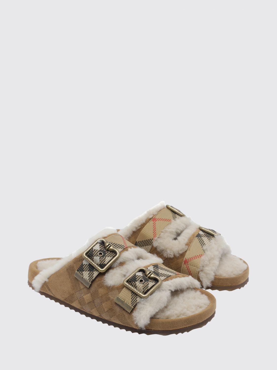 BURBERRY Leather Sandals Women’s Black Sandals
