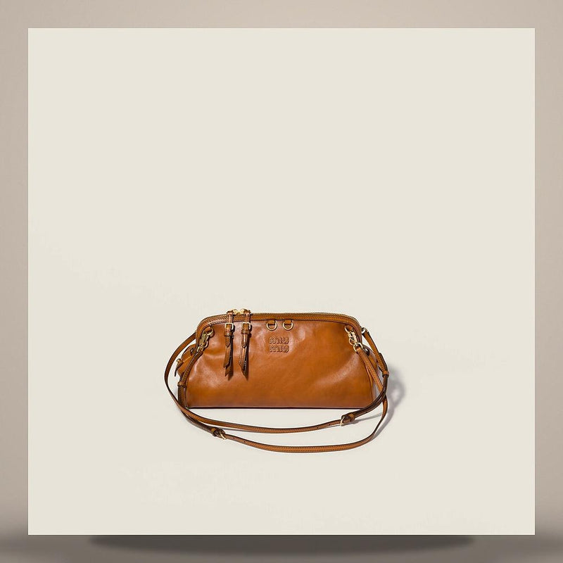 Miu Miu Capris Leather Clutch 5BF130 2IER F0046