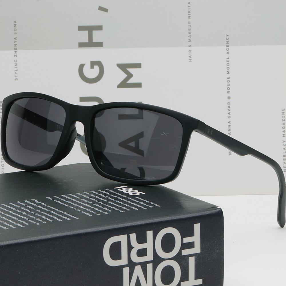 Under Armour Matte Black Lightweight Asian Fit Sports Sunglasses