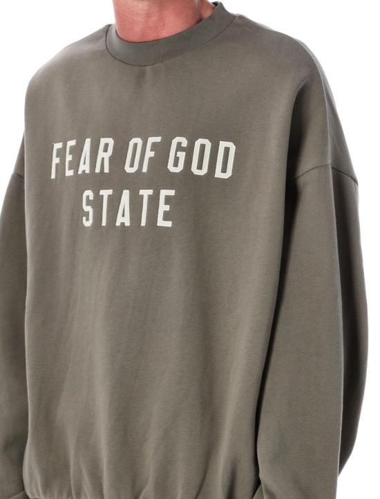 Fear of God Fleece Zip-Up Hoodie Moss Green Men's Sweatshirt 192SP 256557 FMOSS