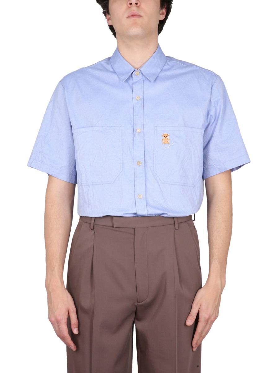 GUCCI Short Sleeve Shirt SS23 Black Cotton Men’s