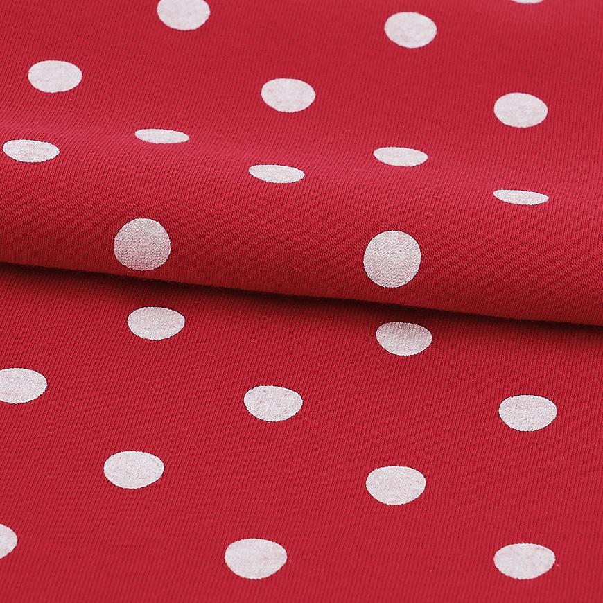 Comme des Garcons Unisex Heart Patch Polka Dot T-Shirt AZ T166 051 RED WHITE