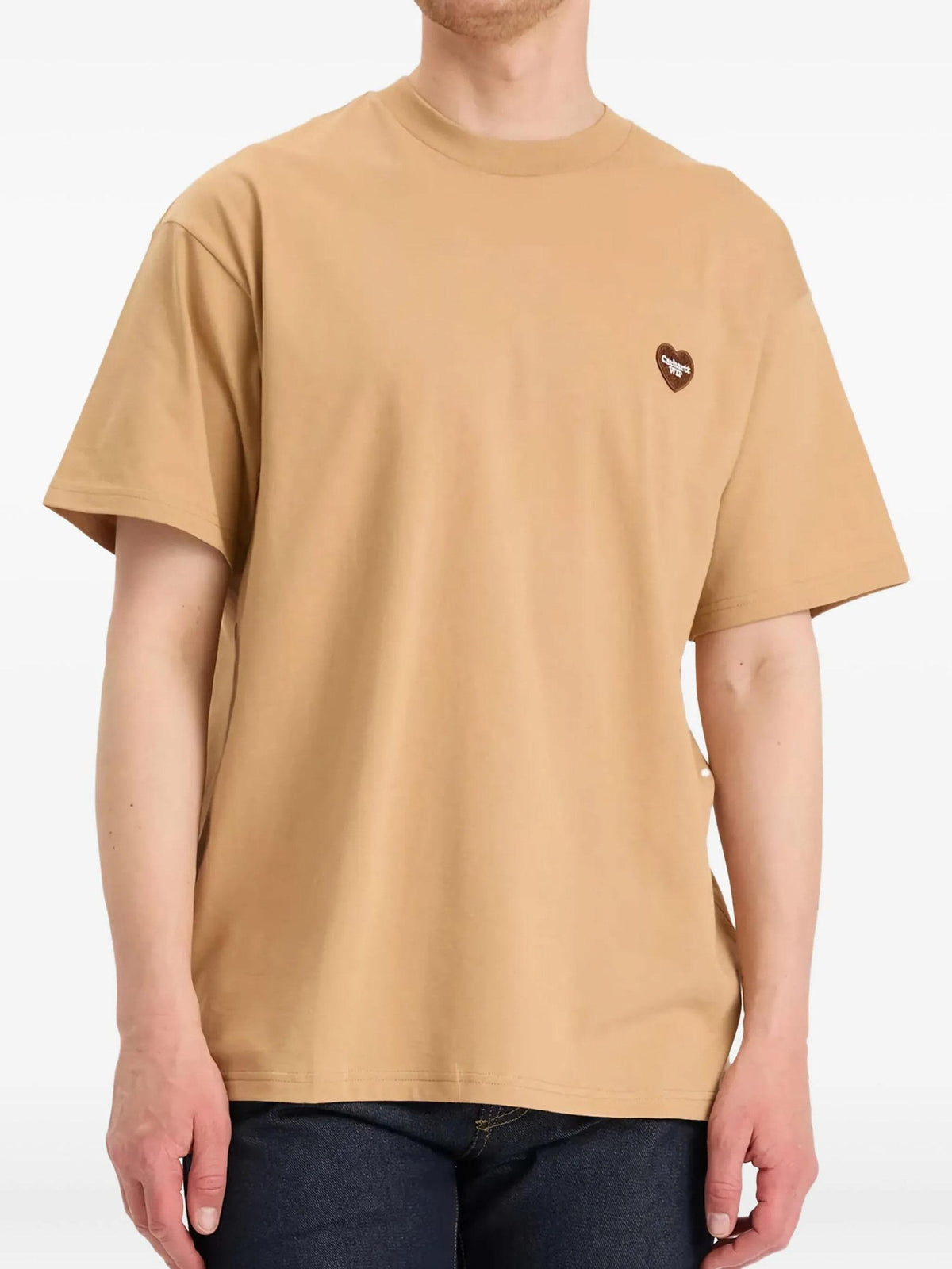 CARHARTT WIP Heart 2 Hartt Short Sleeve T-Shirt Dusty Hamilton Brown