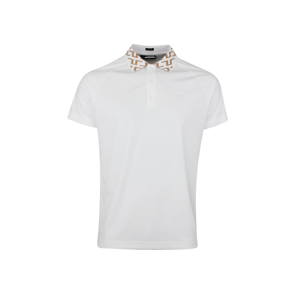 J LINDEBERG Regular Fit Polo T-Shirt White Men’s