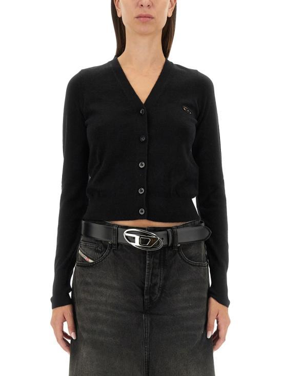 DIESEL M Arte Wool Cashmere Cardigan Black A130150GEAY9XX