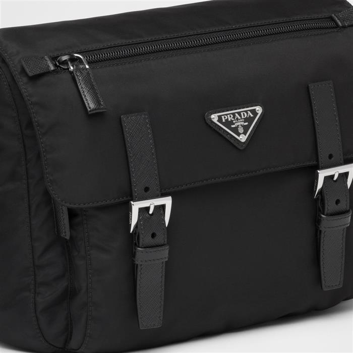 PRADA Re-Nylon Shoulder Bag Black