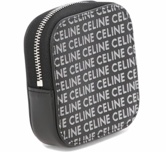 CELINE Black Coin Purse Wallet 10K743FGH38SI