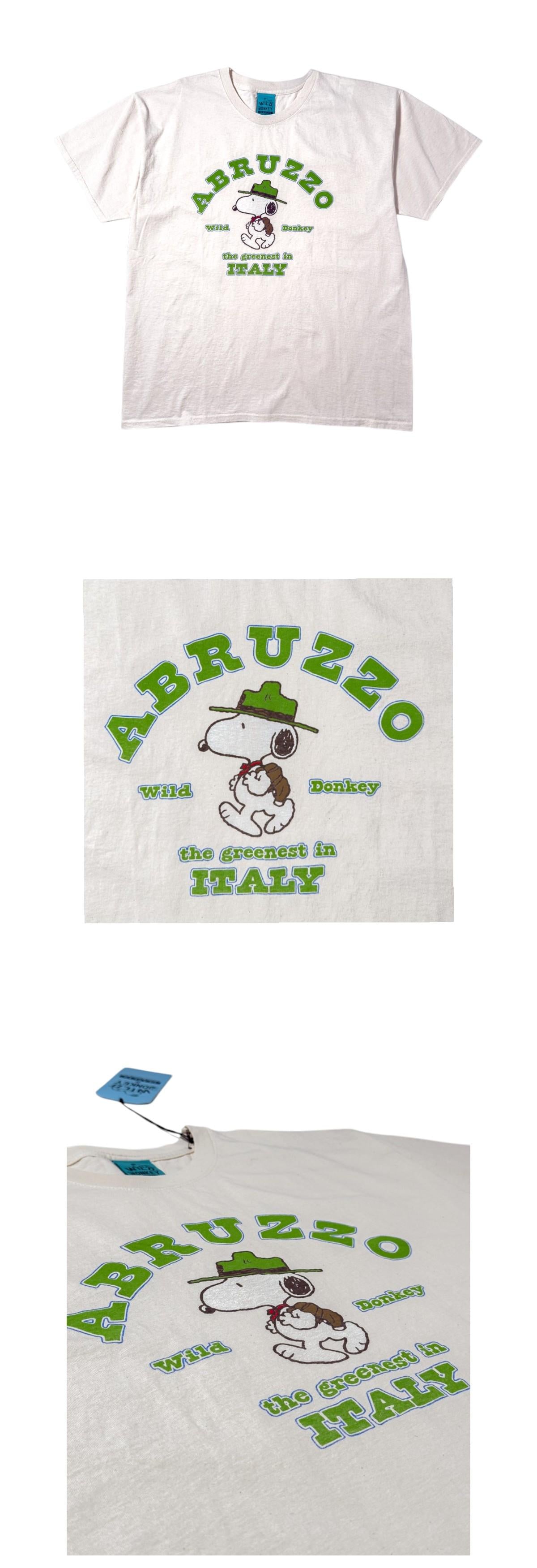 Wild Donkey Snoopy Abruzzo Graphic Short Sleeve T-Shirt Unisex