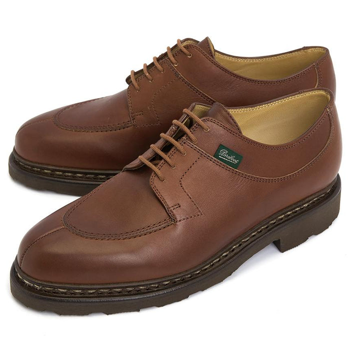 PARABOOT Avignon Leather Derby Shoes for Men 705111 LIS MARRON