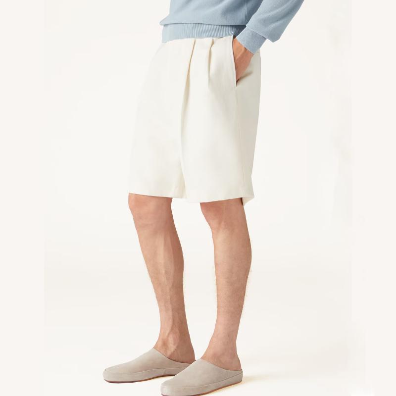 Loro Piana Men’s Suede Calfskin Tomori Sabot Loafers Classic Beige