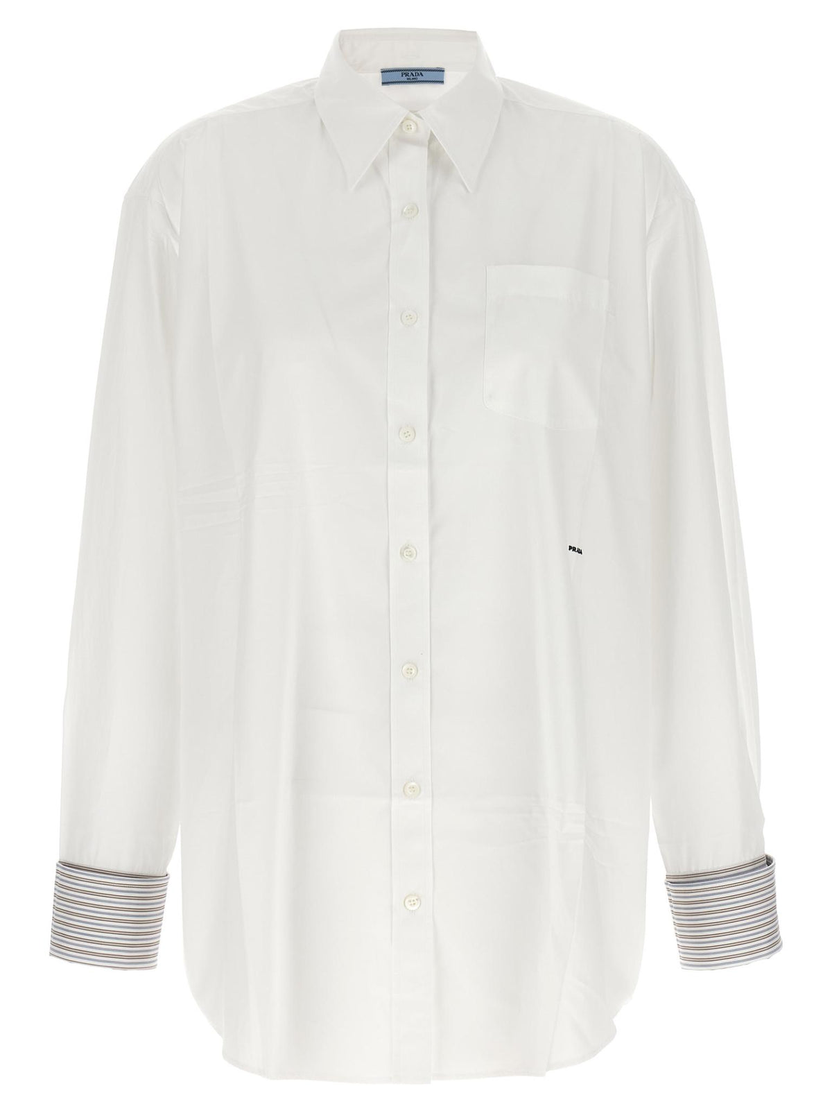 PRADA Black Long Sleeve Button-Up Shirt