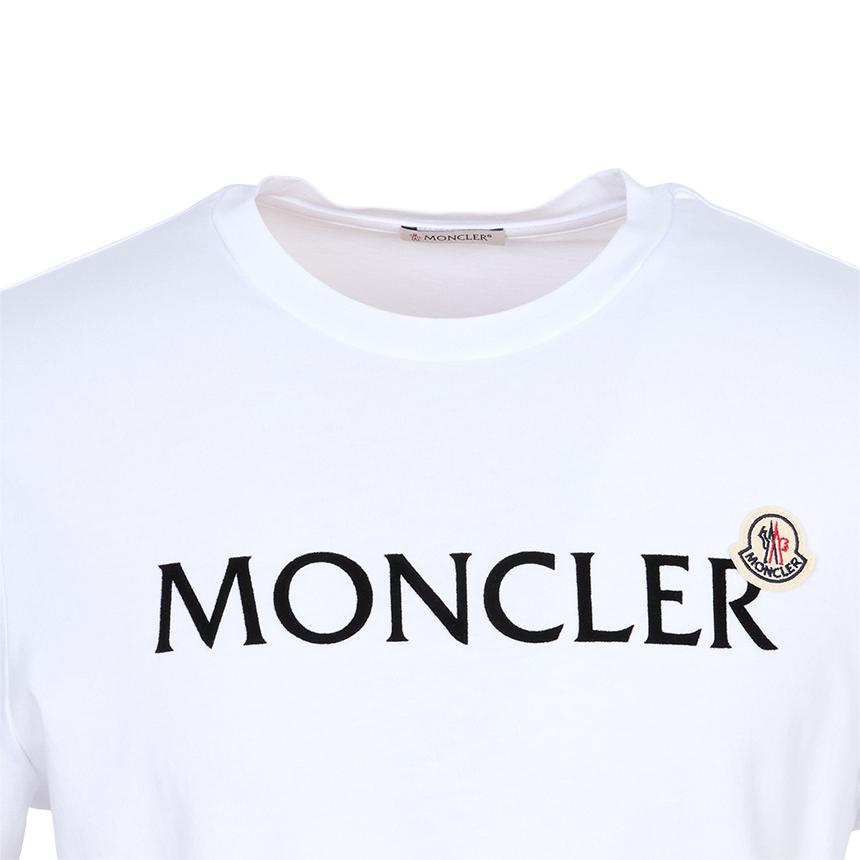Moncler Men’s Short Sleeve T-Shirt White Cotton