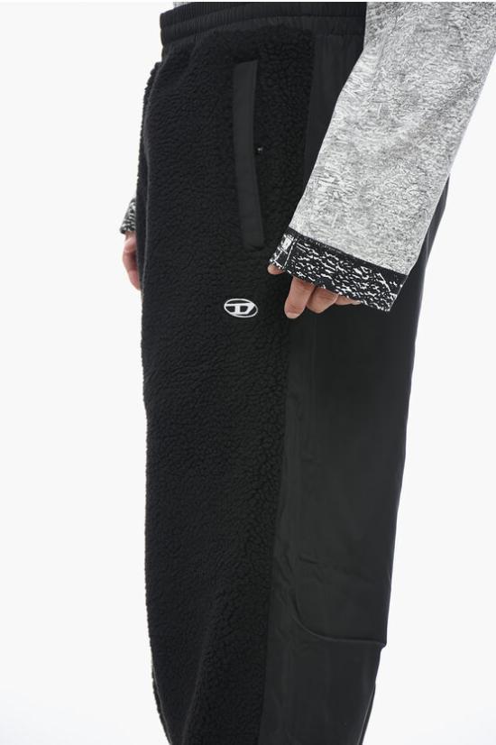 DIESEL Training Jogger Sweatpants for Men A106140QFAH900 BLACK DOM