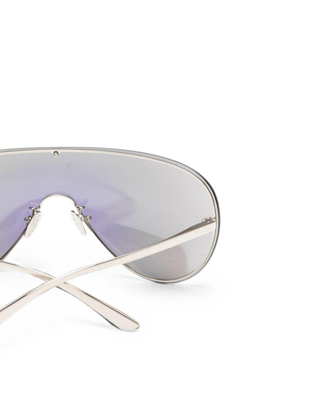 GUCCI Black Acetate Square Sunglasses