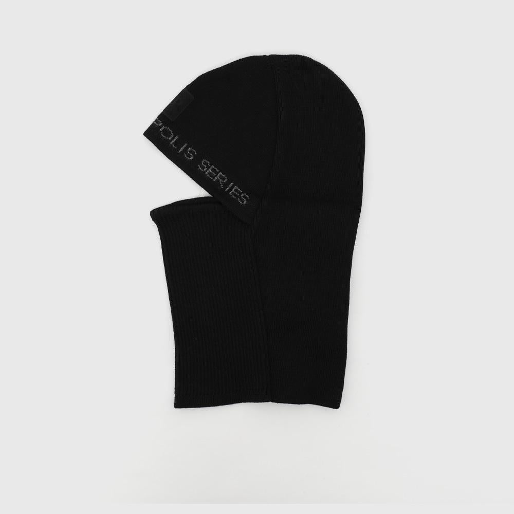 CP Company Metropolis Wool Unisex Balaclava Beanie Black