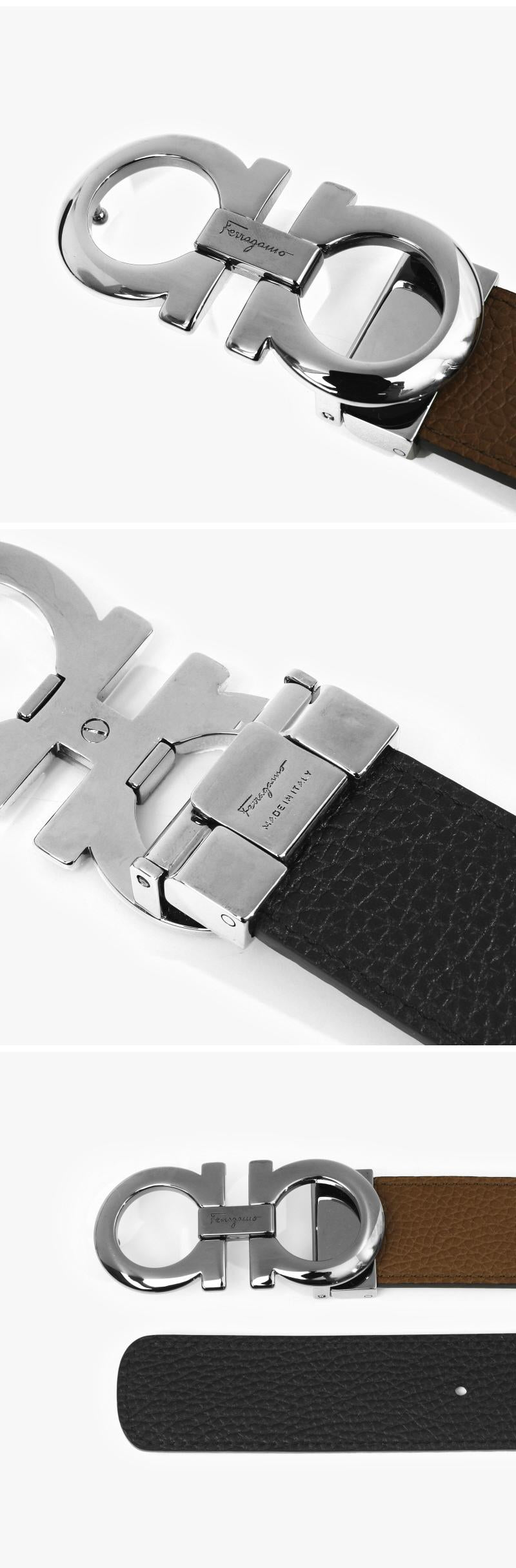 Ferragamo Men’s Leather Belt 0705614