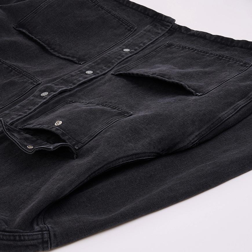 NEEDLES Men’s Coverall Heavy Twill Jacket RW213 BLACK