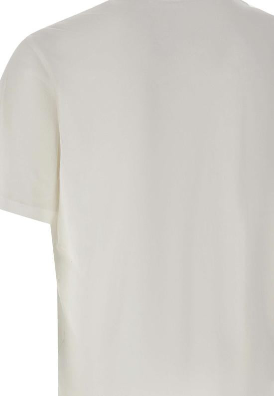 CP Company Gauze White Jersey Short-Sleeve Logo T-Shirt