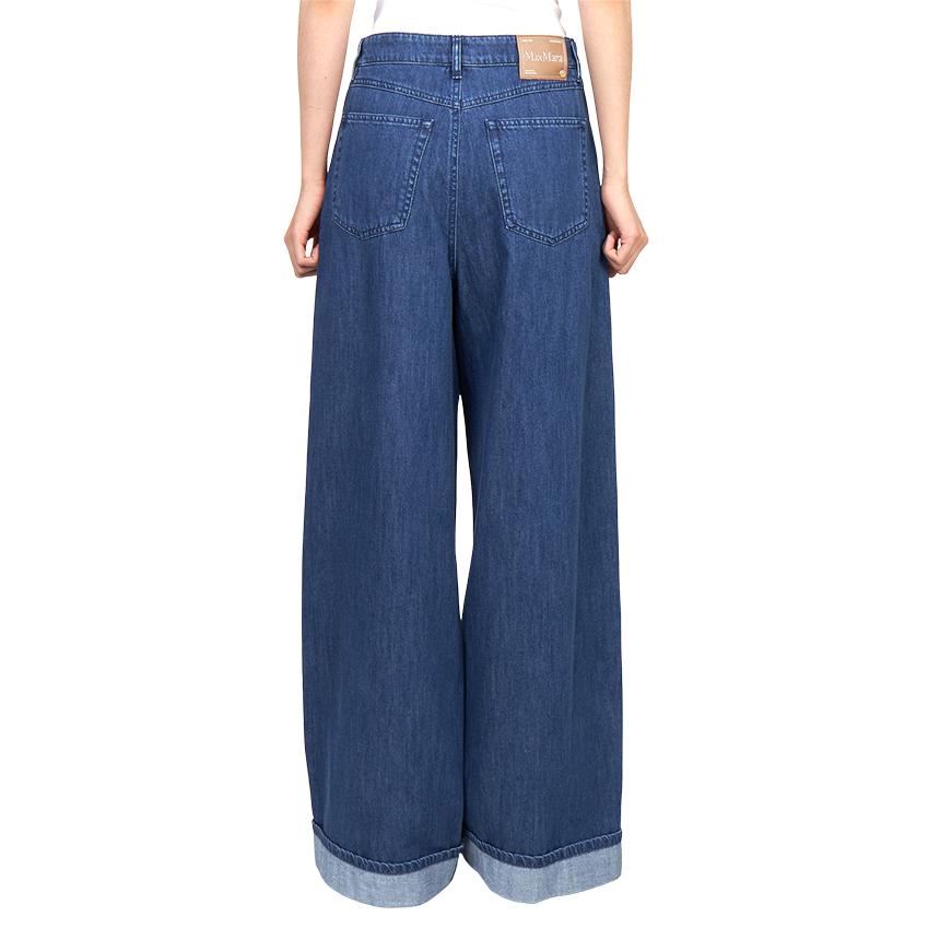 Max Mara LUPINO Wide Leg Jeans Classic Pants 002 2529186023