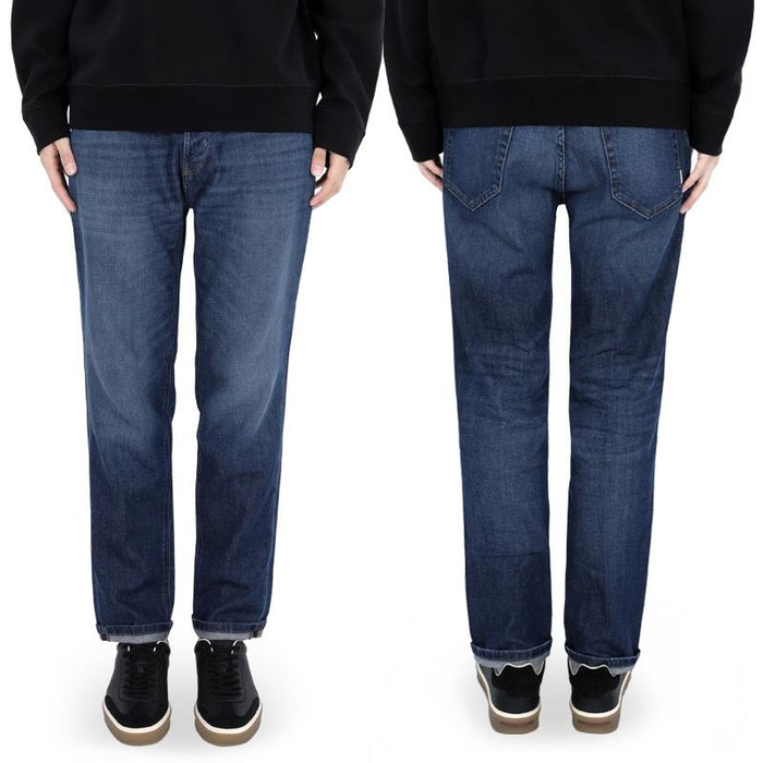 PT TORINO Men’s Straight Leg Denim Jeans Blue