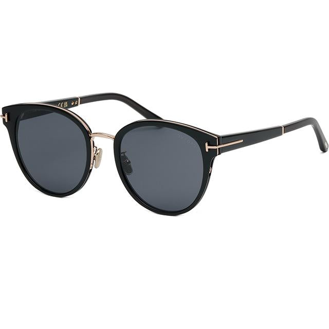 TOM FORD Round Sunglasses Asian Fit Unisex TF1138K 01A