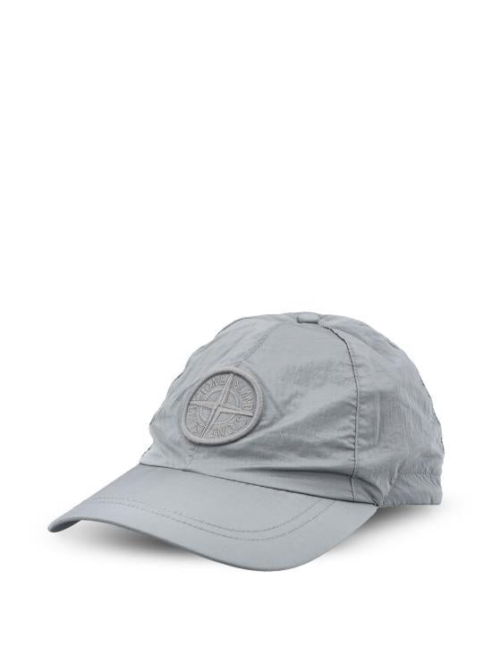 STONE ISLAND Nylon Metal Econyl Baseball Cap Ash Grey