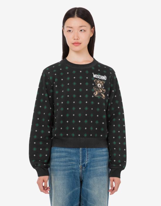 Moschino Black Long Sleeve Sweatshirt AEF261E 17080528 AEF2555
