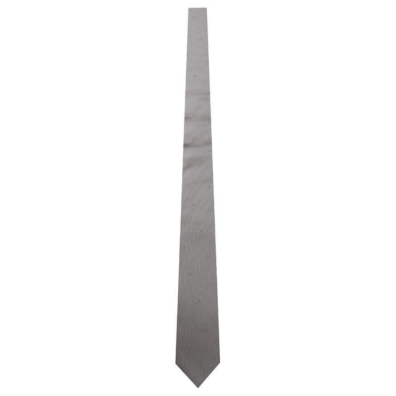 GUCCI Double G Silk Tie Black Men's Accessory
