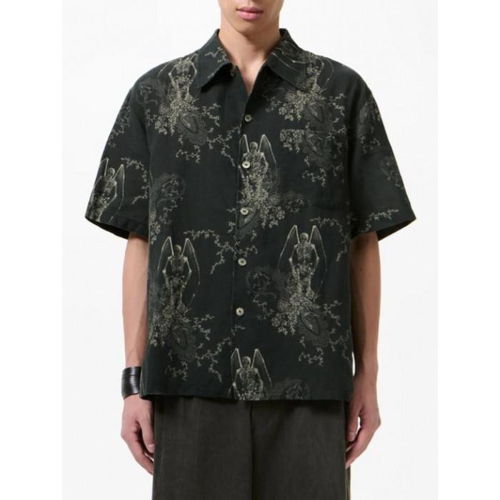OUR LEGACY Death Paisley Print EVERY Short Sleeve Shirt M2262 EDP