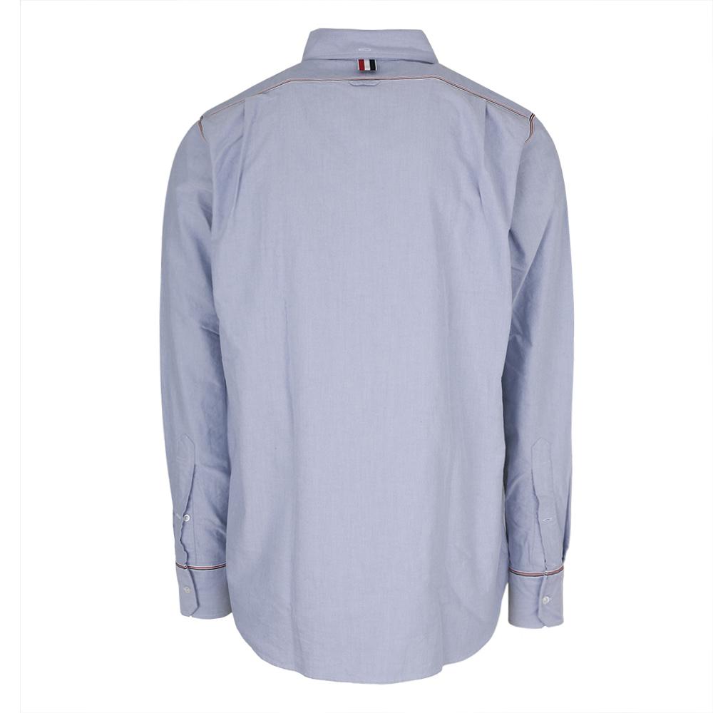 THOM BROWNE Stripe Edge Oxford Long Sleeve Shirt