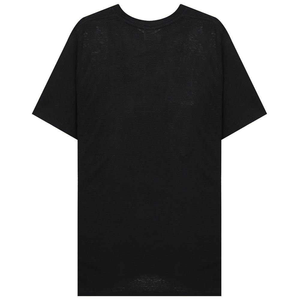 Isabel Marant Black Linen KARMAN Short Sleeve T-Shirt for Men