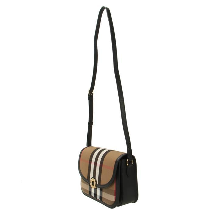 BURBERRY Worsley Check Medium Crossbody Shoulder Bag