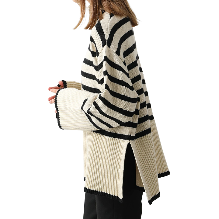 Toteme Twisted Rib Knit Sweater Women Charcoal 234 WRTWTP168