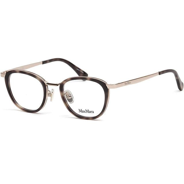 Max Mara Asian Fit Square Eyeglass Frames Unisex Fashion Black MM5168 D 055