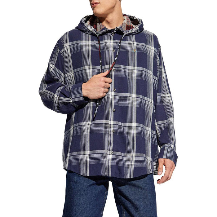 Vivienne Westwood Ribbed Hoodie Men Black Cotton Pullover