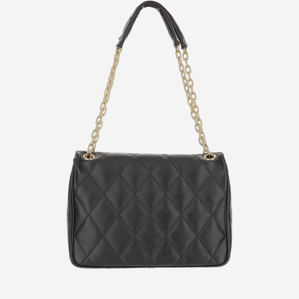 BURBERRY Black Leather Shoulder Bag