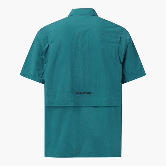 SALOMON Morphing Blast Short Sleeve Shirt Men’s Navy S262001 HSH51