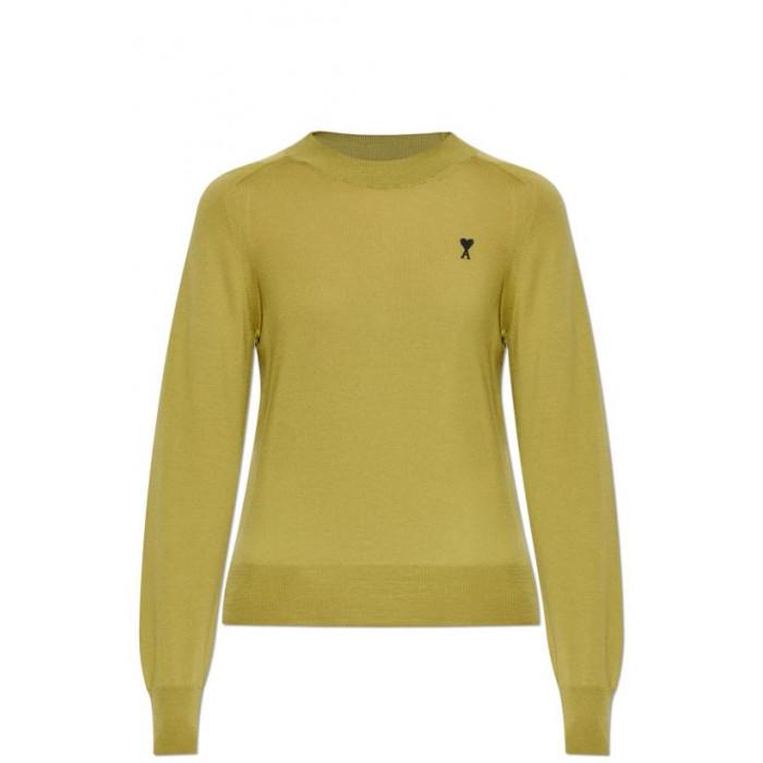 AMI Wool Crewneck Ami de Coeur Sweater