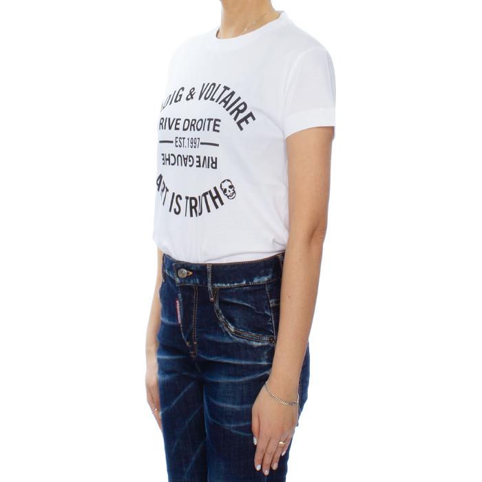 Zadig&Voltaire Walk Blason Logo Print T-Shirt PWGTR1802F