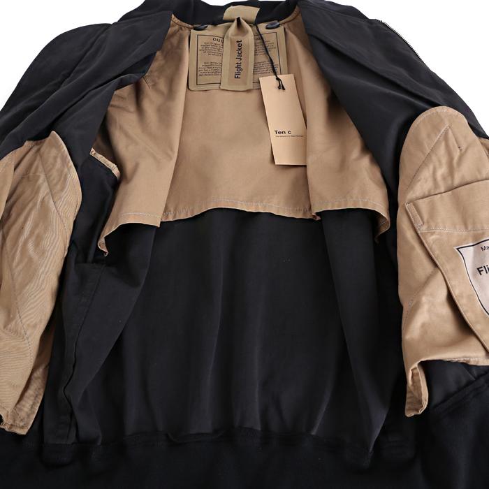 Ten C Black Bomber Jacket 22CTCUC04064 A06105 999