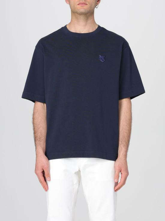 Maison Kitsune Bold Fox Head Patch Oversized T-Shirt LM00107 KJ0119 P492