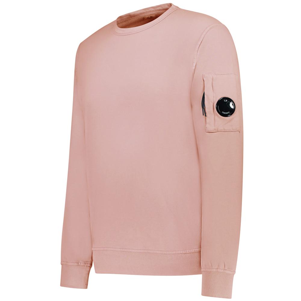 CP Company Pink Lens Patch Sweatshirt for Men 18CMSS019A 002246G 520