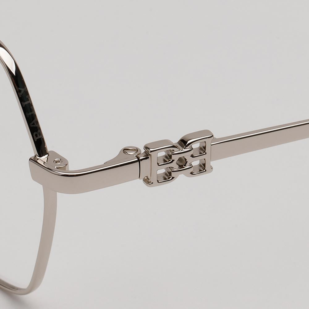 BALLY Unisex Metal Silver Frame Eyeglasses Daily Style BY5066H 016