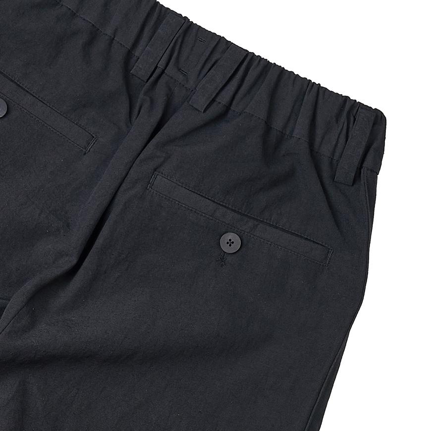 WOOYOUNGMI Men’s Hemp Sweatpants Joggers Black