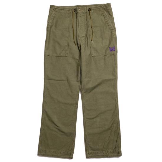 NEEDLES Straight Classic Pants for Men QV147 OLIVE DOM