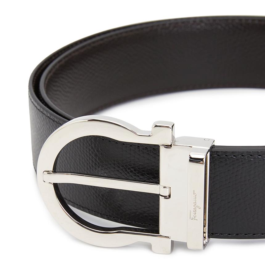 Ferragamo Gancini Reversible Leather Belt Pre-Cut Men’s 67 9781 003 0675140