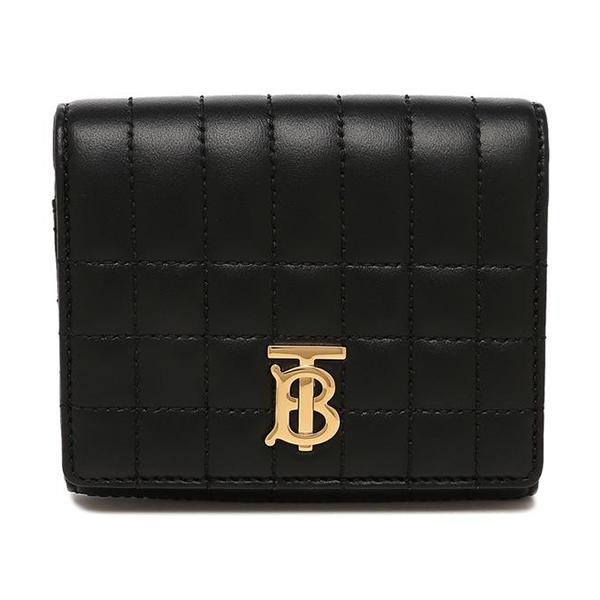 THOM BROWNE Black Quilted Leather Small Wallet for Women