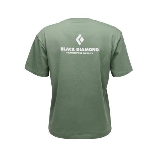 Black Diamond Short Sleeve T-Shirt Women’s QAWAP730192 LAUREL GREEN DOM