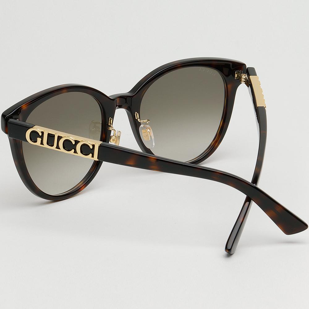 GUCCI Tortoise Asian Fit Round Acetate Sunglasses GG1191 SK 002